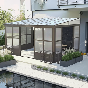 Invernadero Residencial Moderno de Acero Personalizable para Todo Tipo de Clima, Espacios de Vida al Aire Libre, Patios Traseros, Terraza - Product Image 1