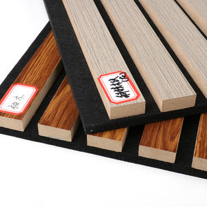 Prix usine argent panneau à lattes acoustiques nouvelle couleur bois Akustik décoration murale moderne européen insonorisé pour l'intérieur - Product Image 2