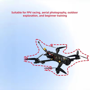 7 Inch FPV Drone Kit 6S 8500mAh Battery 2812 900KV Motor 55A ESC 1.5KG Payload Carbon Fiber <b>Frame</b> Ready to Assemble - Product Image 5