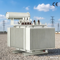 Transformateur de puissance immergé dans l'huile triphasé 11kV 33kV 630kVA 1000kVA pour sous-station, fabriqué par Longjian (usine avec 35 ans d'expérience)