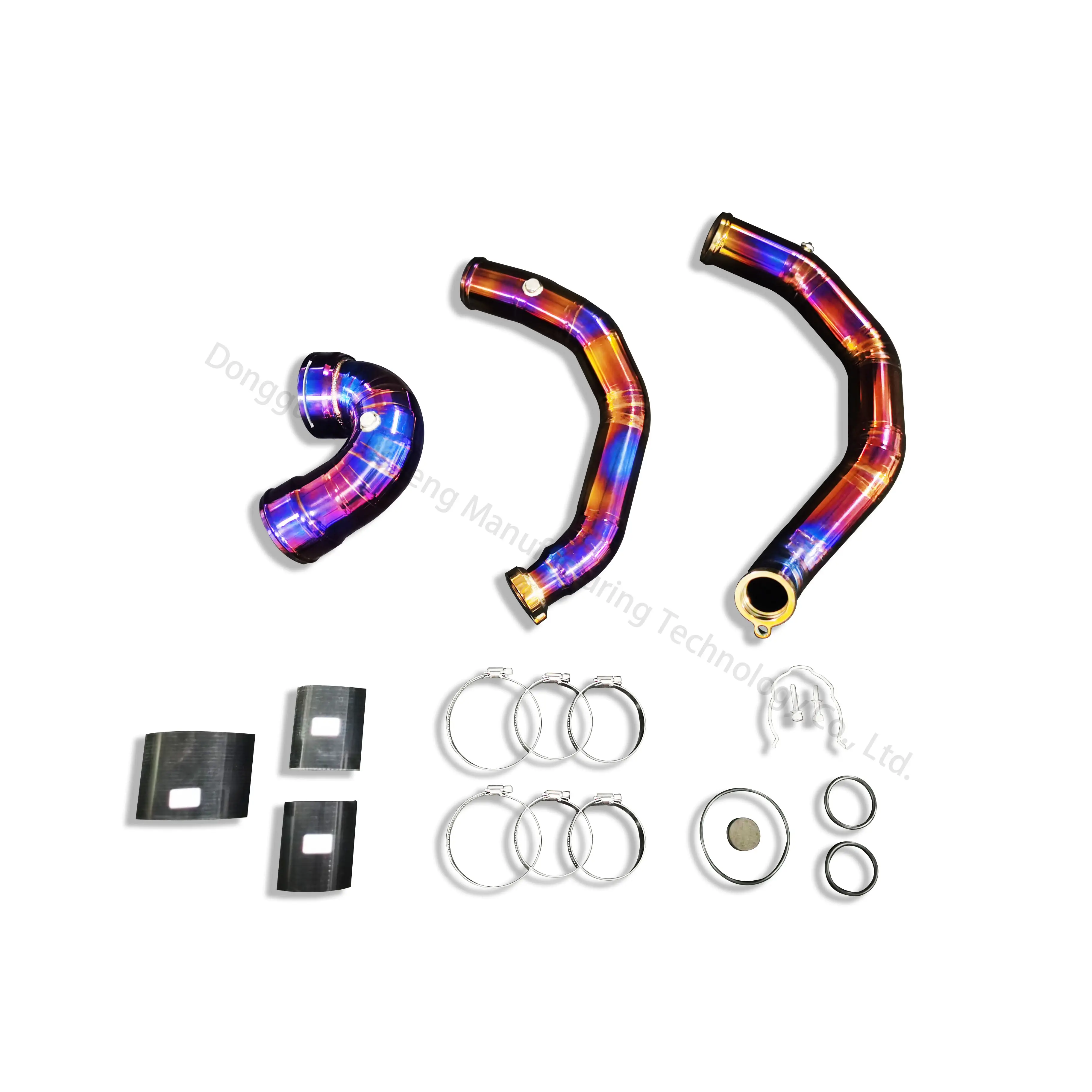 Factory Outlet Groothandel Custom Titanium Luchtaanzuigbuis Auto Intake Tube Kit Voor Bmw M2C M3 M4 F80 F82 S55 pijp