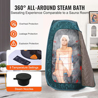 Sauna Portátil Ligera para el Hogar, Tipo Pop-Up, para Una Persona, para Bajar de Peso, Mini Sauna de Vapor con Calefacción