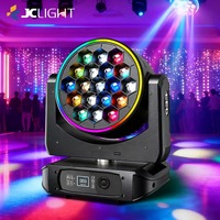 Projecteur mobile 19x40W RGBW 4-en-1 Big Bee Eye Zoom Wash avec contrôle DMX RDM Pixel pour éclairage de scène DJ K15