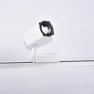 공장 가격 12w 20w 30w Cob Led 트랙 라이트 소매 스팟 조명기구 스포트 라이트 선형 마그네틱 레일 추적 램프