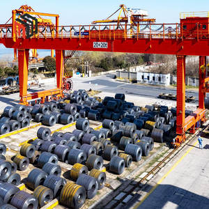 رافعة جسرية متحركة على السكك الحديدية من نوع RMG لبناء السفن والحاويات بسعة 20 طن و40 طن و75 طن و100 طن، رافعة جسرية متحركة على إطارات مطاطية بسعر تنافسي - Product Image 4