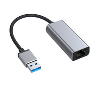 Adaptateur Ethernet USB3.1 Type-C vers 2.5G RTL8156B, carte réseau filaire externe sans pilote pour ordinateur portable
