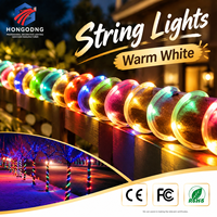 Guirlandes lumineuses solaires LED IP65 étanches pour extérieur, jardin, arbres, avec fil de cuivre, 16 pieds, décoratives pour Pâques, avec minuterie