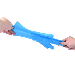 Gants de Vaisselle Durables en Silicone pour Femme Épaisseur Moyenne pour Usage Domestique et en Restaurant - Gants de Cantine - Product Image 6