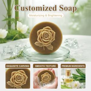 OEM Beautiful Single Rose Design <b>Soap</b> For Brightening Complexion Enriched With Shea Butter <b>Soap</b> For Deep Moisturizing After Wash - Product Image 2