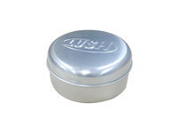 Mini-boîte en aluminium personnalisée en gros, pot métallique à couvercle vissé avec insert en PE pour le stockage de produits de soin et de cosmétiques