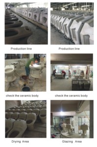 MING LIU Set <span class=keywords><strong>WC</strong></span> e Lavabo in Ceramica, Vaso da Bagno a Due Pezzi con Sifone a S, Vendita all'Ingrosso dalla Fabbrica - Product Image 6