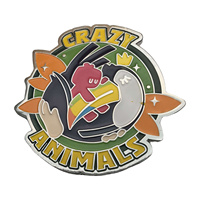 Badges métalliques personnalisés, épingles nominatives sur mesure pour uniformes de personnel, équipes et clubs, en alliage de zinc émaillé, logo OEM ODM, fournisseur en gros