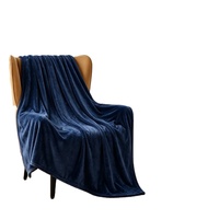 Meilleur fournisseur en Chine Support Échantillon gratuit Couverture Couverture de voyage personnalisée Jeté de couverture en peluche