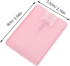 En Stock: Botella de Perfume de Plástico de Bolsillo de 20ml, Botella de Spray con Formato de Tarjeta de Crédito para Desinfectante de Manos - Product Image 2
