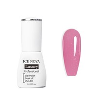 ICE NOVA Hema Free TPO Free Korean Purity Shimmer Gel Polish 100 Color Hypoallergenic Jelly Polish for Safe Trendy Nail Art