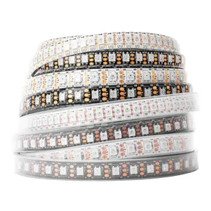 Factory Price High Quality WS2812B 5V 30 60 74 96 144 Leds Per Meter Dream Color RGB IC WS2812B Addressable Led Pixel Strip