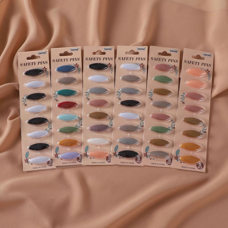 Colorful 12 Pin Brooch Set U