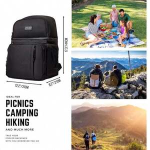 Sac isotherme de grande capacité pour le camping en plein air, les voyages, étanche, avec fermeture éclair en polyester, sac à dos isotherme pour pique-nique - Product Image 6