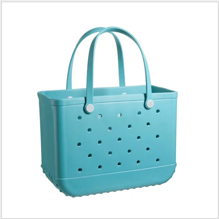 Bagsplaza Hot Selling Silicone Large Beach Bag EVA O Beach Tote bag High Quality Bogg Bags for Women