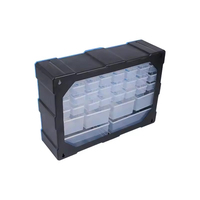 Boîte de rangement d'outils en plastique pour tiroir domestique, personnalisable OEM, avec plusieurs compartiments pour vis et pièces de quincaillerie