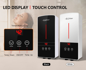 220V 240V 5.5kW OEM Calentamiento rápido Pantalla digital LED Baño Calentador de agua sin tanque para soporte personalizado - Product Image 4