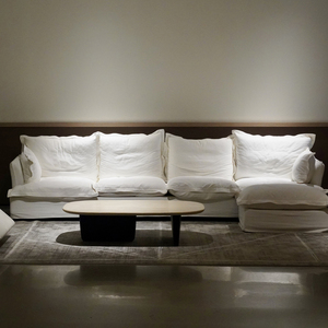 Sofá Seccional Modular con Otomana, Conjunto de Sofás Seccionales Modulares para Muebles de Sala de Estar - Product Image 2