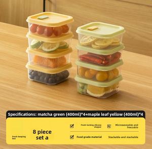 Airtight Fridge <b>Storage</b> Organizer Food Grade Plastic Container <b>Microwave</b> Freezer Safe for Fruit Lunch Bento Box - Product Image 6