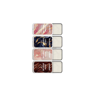 Coffret cadeau pour femme bio avec logo personnalisé, format voyage, parfum solide longue durée, baume parfumé portable - Product Image 1
