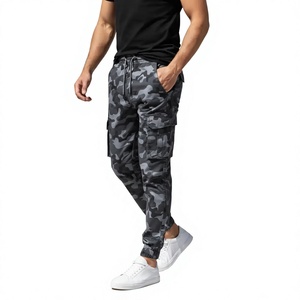 Service OEM Streetwear, logo de marque personnalisé, pantalon cargo pour homme, pantalon de mode, plusieurs poches, tissu camouflage imprimé - Product Image 6