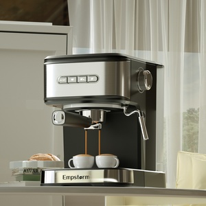 Machine à café expresso semi-automatique électrique à <span class=keywords><strong>prix</strong></span> d'usine, vente chaude, pompe à pression 20 bars, contrôle <span class=keywords><strong>de</strong></span> la température, pour usage domestique - Product Image 3