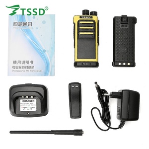 Tssd M610 mã hóa không dây cầm tay tầm xa ham hai cách phát thanh Dual Band Walkie Talkie với Hidden LED hiển thị đèn pin - Product Image 2