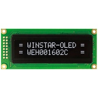 عرض خاص: شاشة عرض أحرف Winstar OLED WEH001602C باللون الأصفر، 16*2، 162 LCM COB SPI OLED 1602، لوحة 16x2، وحدة شاشة LCD للأحرف