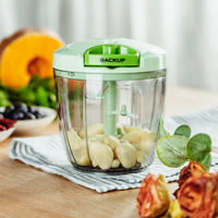 2025 Hoge Kwaliteit Hot Selling Mini Manual Keuken Gadgets Plastic Vlees Groente Fruit Molen Cutter Hand-Pulled Toer Chopper