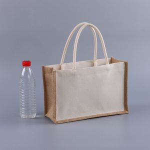 Bolsa de Yute Marrón Personalizada al por Mayor de 34*40 CM con Asa de Cuerda, Resistente, para Bodas y Regalos - Product Image 6