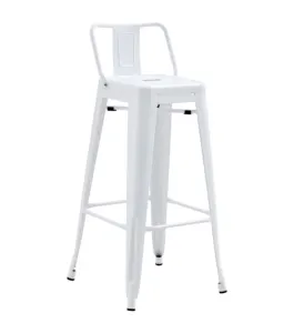 빈티지 금속 바 의자 제조업체 Tolixs 등받이 바 의자