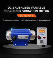 12V 24V 5KG 20KG 10W 15W 30W régulation de vitesse 3000 tr/min 7000 tr/min rotatif affichage numérique Mini DC Brushless Micro vibrateur moteurs