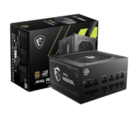 Orijinal MSI MAG A650GL PCIE5 ATX3.0 Tam Modüler 80 PLUS Gold ATX 3.1&PCIe 5.1 Düşük Gürültülü Bilgisayar Masaüstü İçin PSU