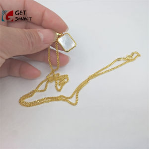 원터치 <span class=keywords><strong>NFC</strong></span> 지원 보석 목걸이에 13.56MHz 미니 태그와 끝없는 가능성 매력 팔찌 - Product Image 4