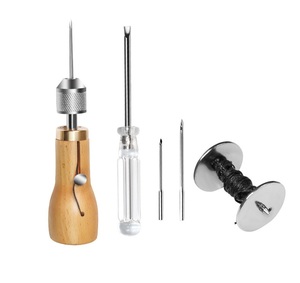 Kit <span class=keywords><strong>de</strong></span> Costura Portátil, Herramienta para Coser Cuero, Hilo Encerado, Kit <span class=keywords><strong>de</strong></span> Hilo para Reparación <span class=keywords><strong>de</strong></span> Cuero, Manualidades - Product Image 3