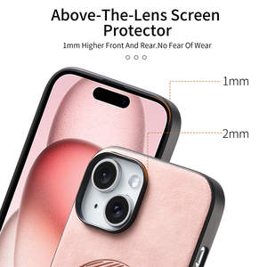 Funda de Lujo con Carga Inalámbrica para iPhone 17 Air 16E 15 Pro 14 13 12 11 Pro XS Max XR 7 8 Plus, Carcasa Magnética con Protección - Product Image 2