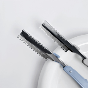 Depiladora de Cejas de Acero Inoxidable Personalizada OEM para Mujer, Recortadora de Cejas Portátil con Cabezal Pivotante, Cuchilla Afeitadora, Removedor de Vello - Product Image 4