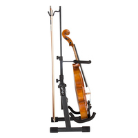 Yinyu GS621 Height Adjustable Ukulele Violin Stand with EVA Holder for Home or Music Classroom