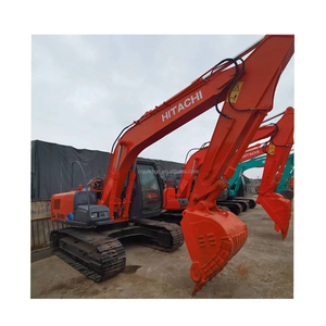 Excavadora Hitachi con buen mantenimiento en existencias para limpieza de residuos agrícolas y proyectos fluviales - Product Image 3