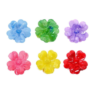 Z Flowing Cloud - Pinza para el pelo con diseño de flor de cinco pétalos, 12 cm, de plástico, estilo dulce, informal, para mujer - Product Image 1