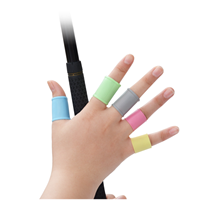 Doigtiers en silicone élastiques antidérapants en caoutchouc ; Anneaux de poignet en silicone extensibles antidérapants, taille personnalisée