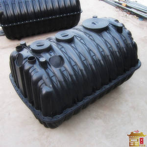 PP + PE 3室バイオ地下家族下水処理プラントPP浄化槽0.6 CBM ~ 2.5CBM - Product Image 5