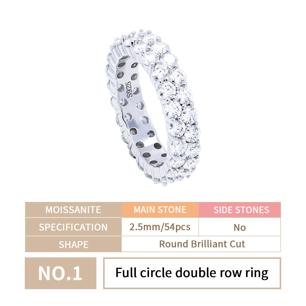 01 gt;Full circle double row ring
