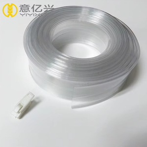 <span class=keywords><strong>Fermeture</strong></span> éclair double en plastique translucide PE à <span class=keywords><strong>clip</strong></span>, vente en gros, pas cher - Product Image 1