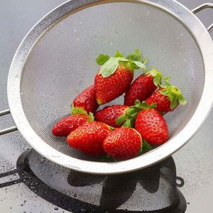 Soldes d'usine : Tamis à mailles fines, passoire à pâtes, tamis à farine durable, passoires en acier inoxydable, ustensiles de cuisine - Product Image 6