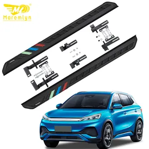 Maremlyn Seitens tufe für Auto Außen zubehör Step Bar Fuß pedal Trittbrett Für BYD Yuan Plus Atto 3 Zubehör